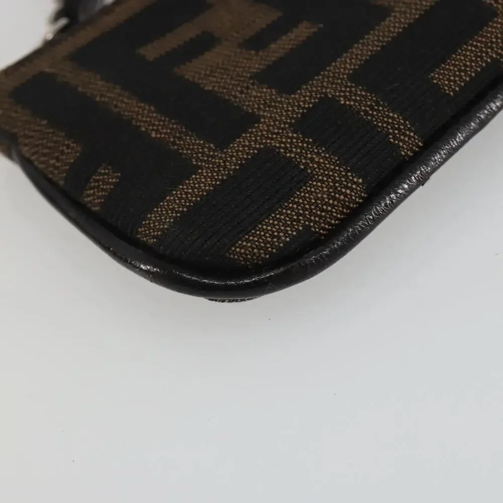 Fendi Zucca Coin Purse Brown
